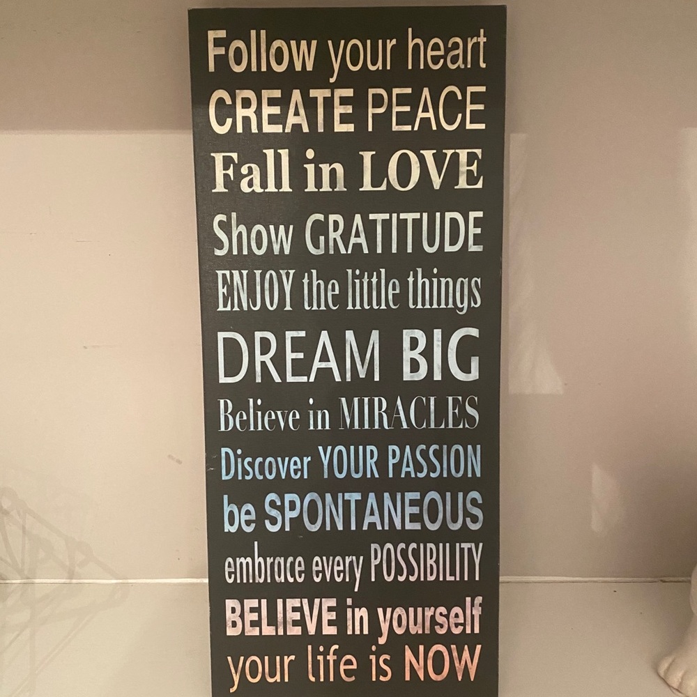 Motivational sign